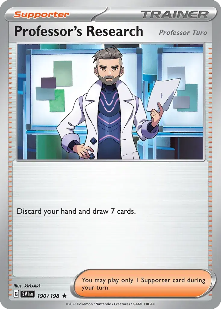 Professor's Research (Professor Turo) Scarlet & Violet 190