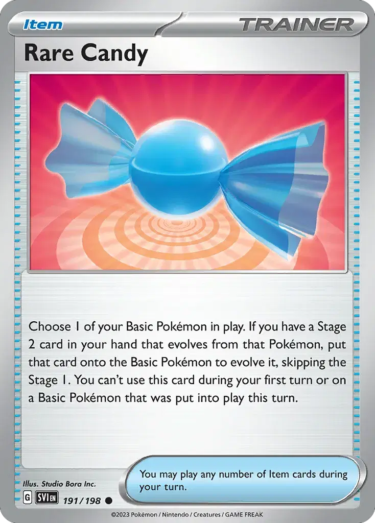 Rare Candy Scarlet & Violet 191