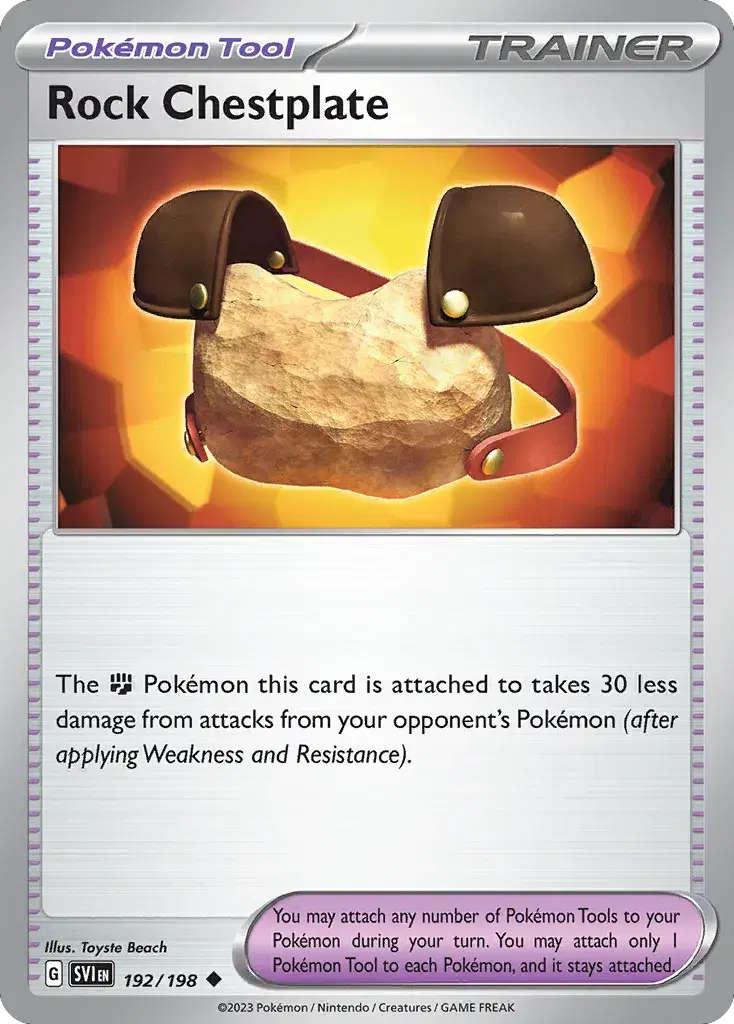 Rock Chestplate Scarlet & Violet 192