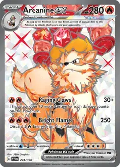 Arcanine ex Scarlet & Violet