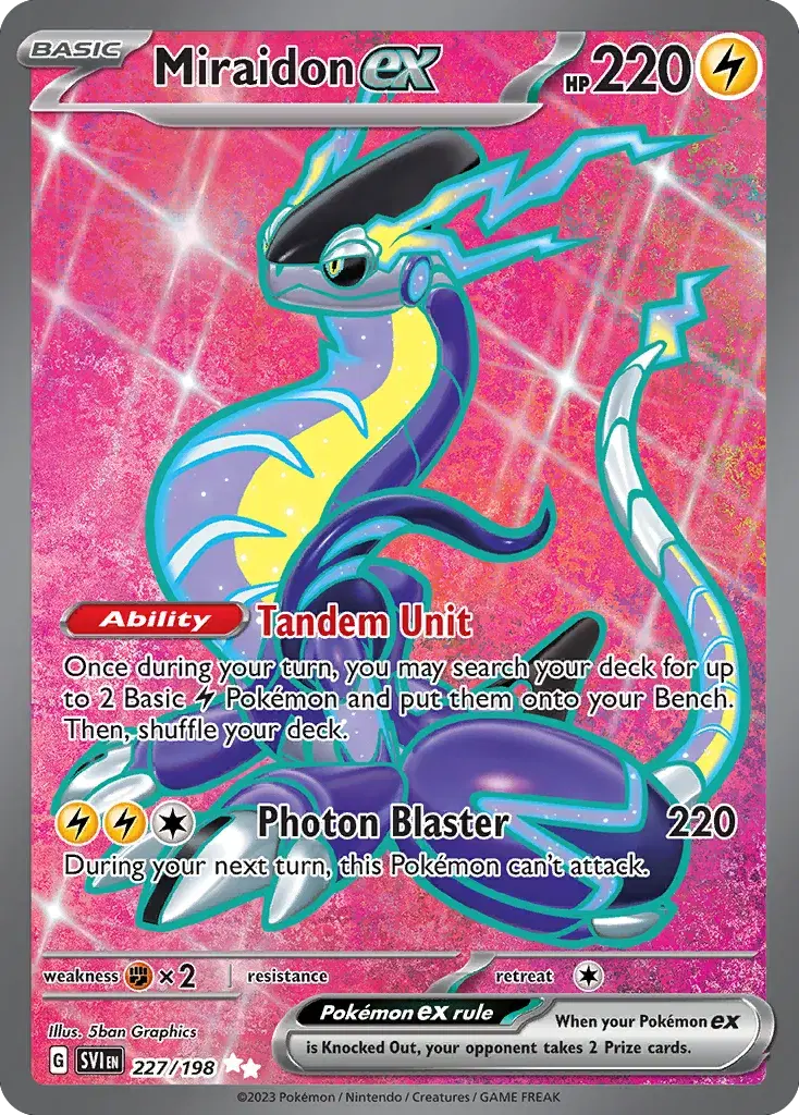 Miraidon ex Scarlet & Violet 227