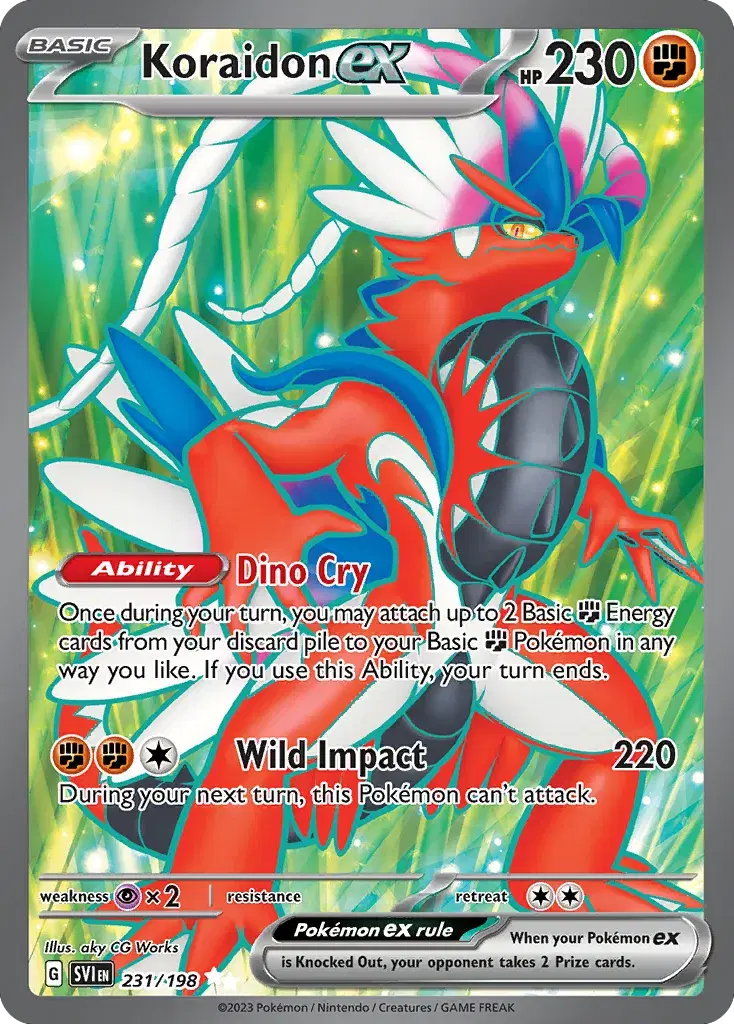 Koraidon ex Scarlet & Violet 231