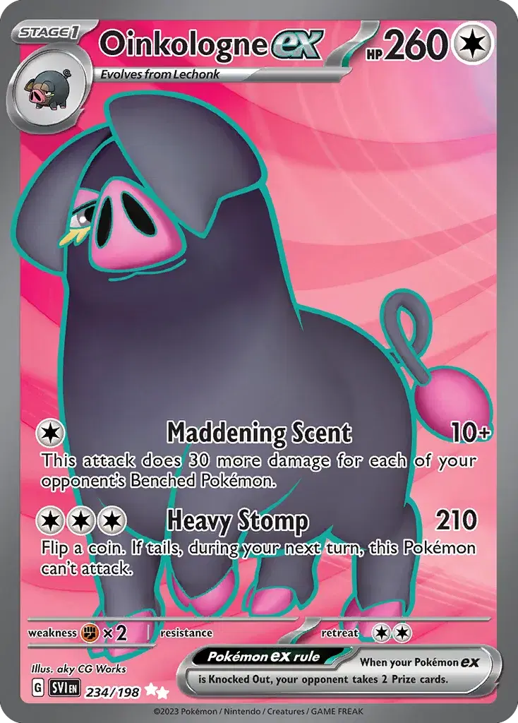 Oinkologne ex Scarlet & Violet 234