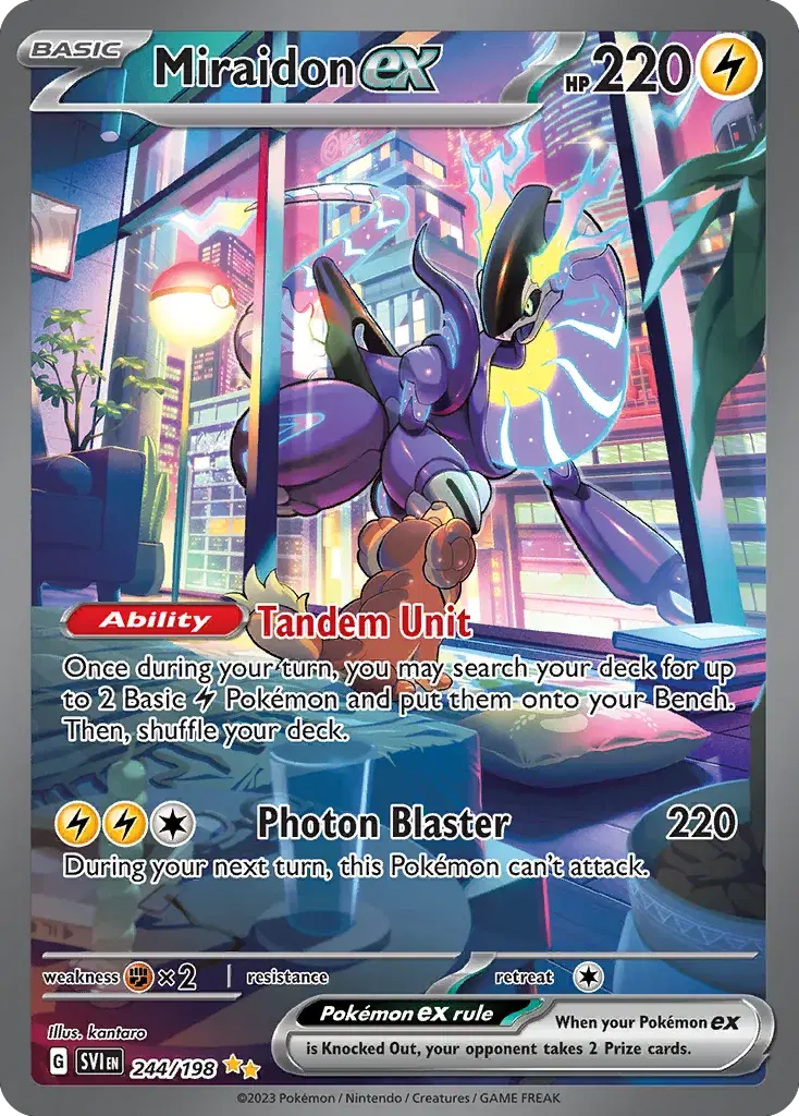 Miraidon ex Scarlet & Violet 244