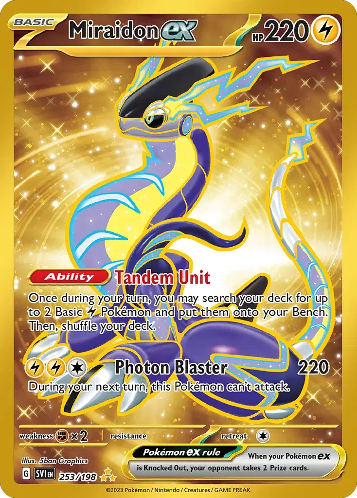 Miraidon ex Scarlet & Violet 253
