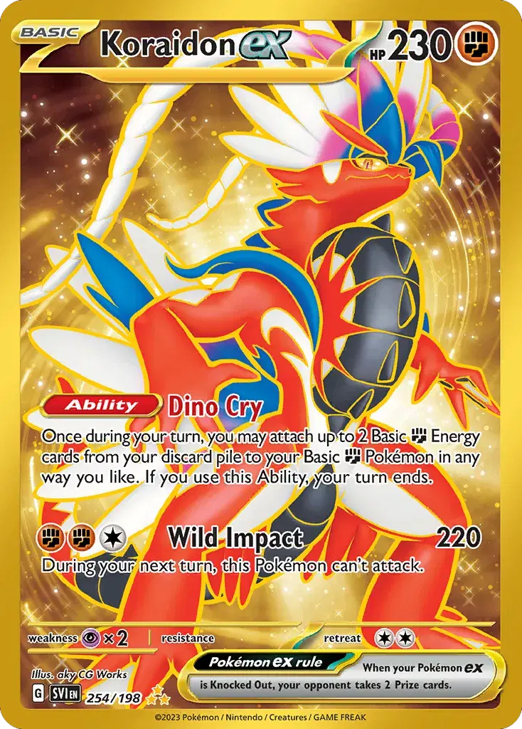 Koraidon ex Scarlet & Violet 254