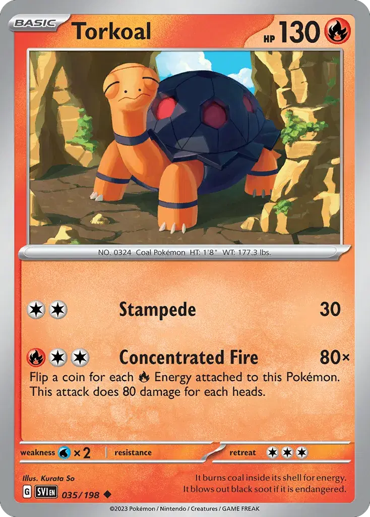 Torkoal Scarlet & Violet 35