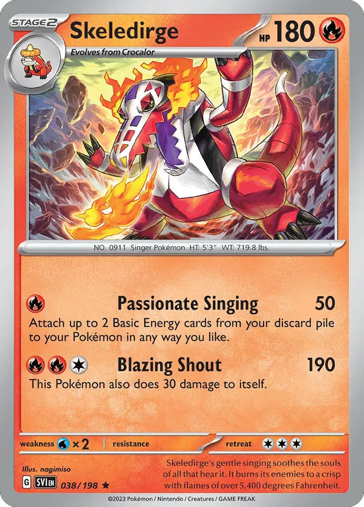 Skeledirge Scarlet & Violet 38