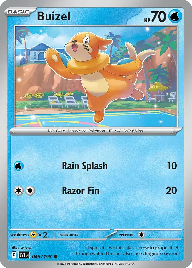 Buizel Scarlet & Violet 46