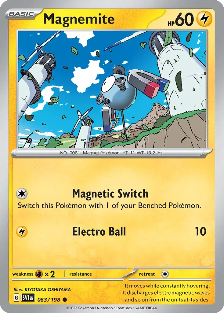 Magnemite Scarlet & Violet 63