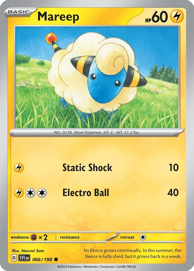 Mareep Scarlet & Violet 66