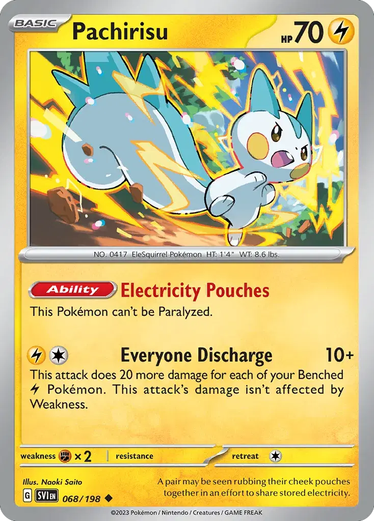 Pachirisu Scarlet & Violet 68