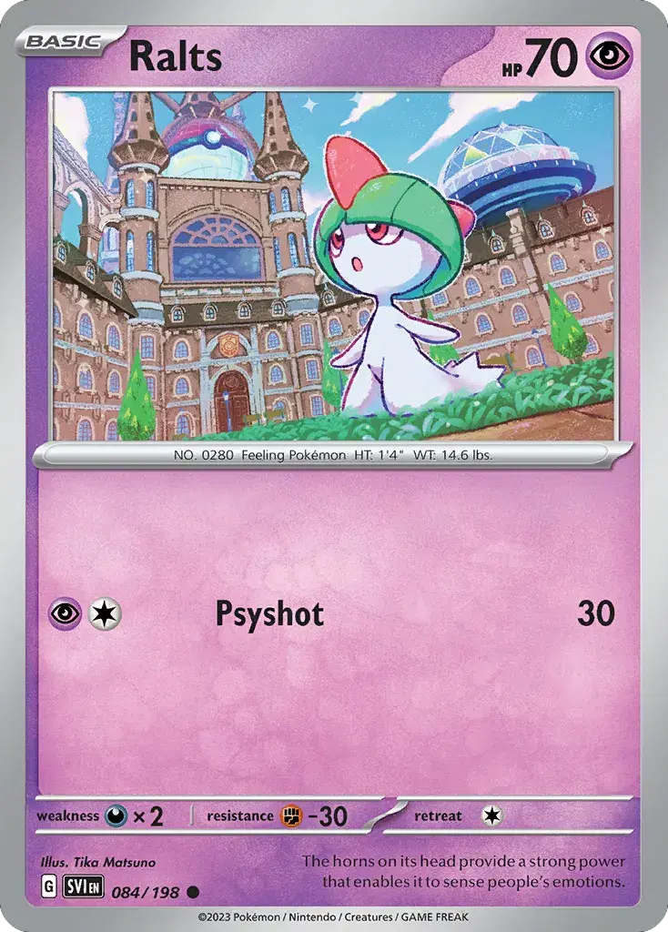 Ralts Scarlet & Violet 84