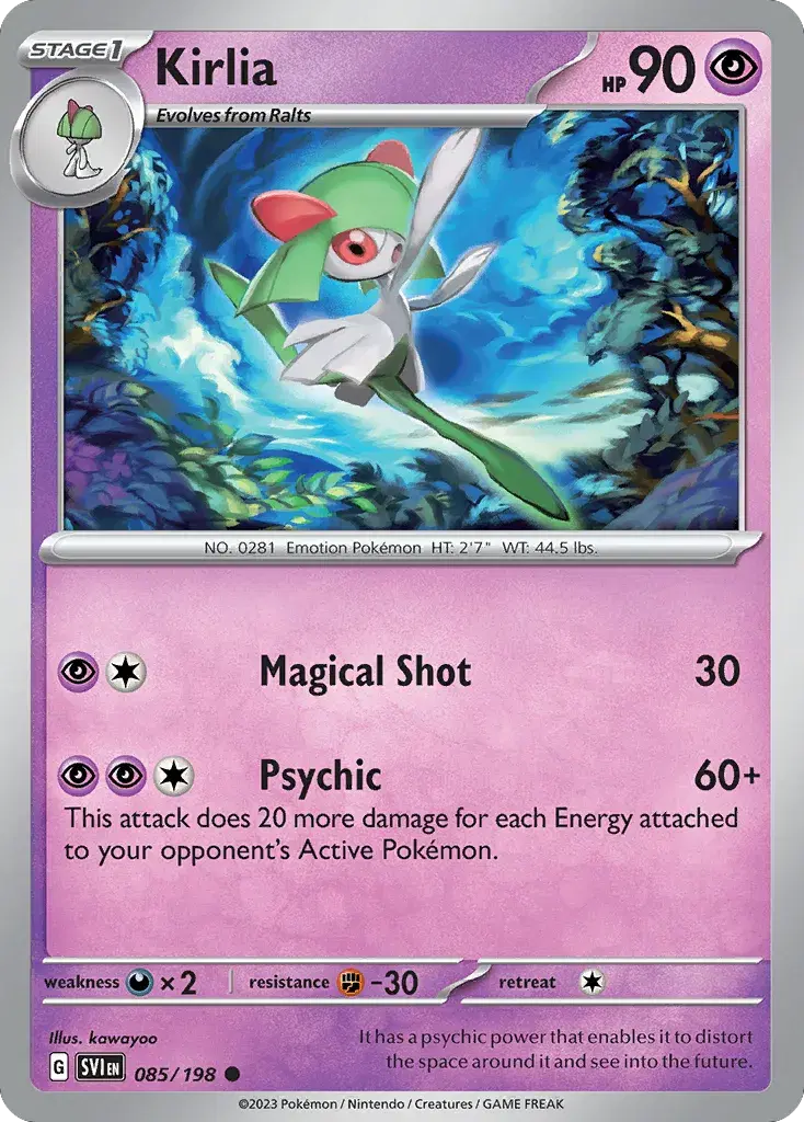 Kirlia Scarlet & Violet 85