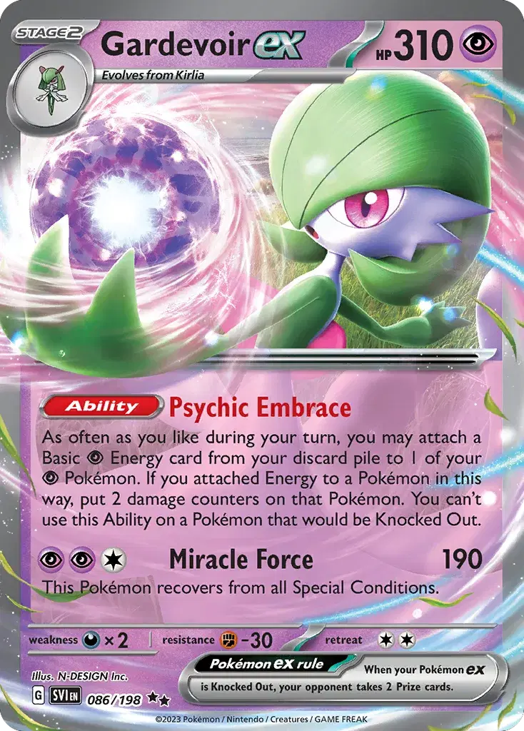 Gardevoir ex Scarlet & Violet 86