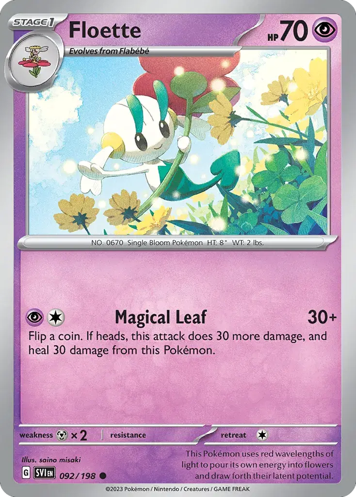 Floette Scarlet & Violet 92