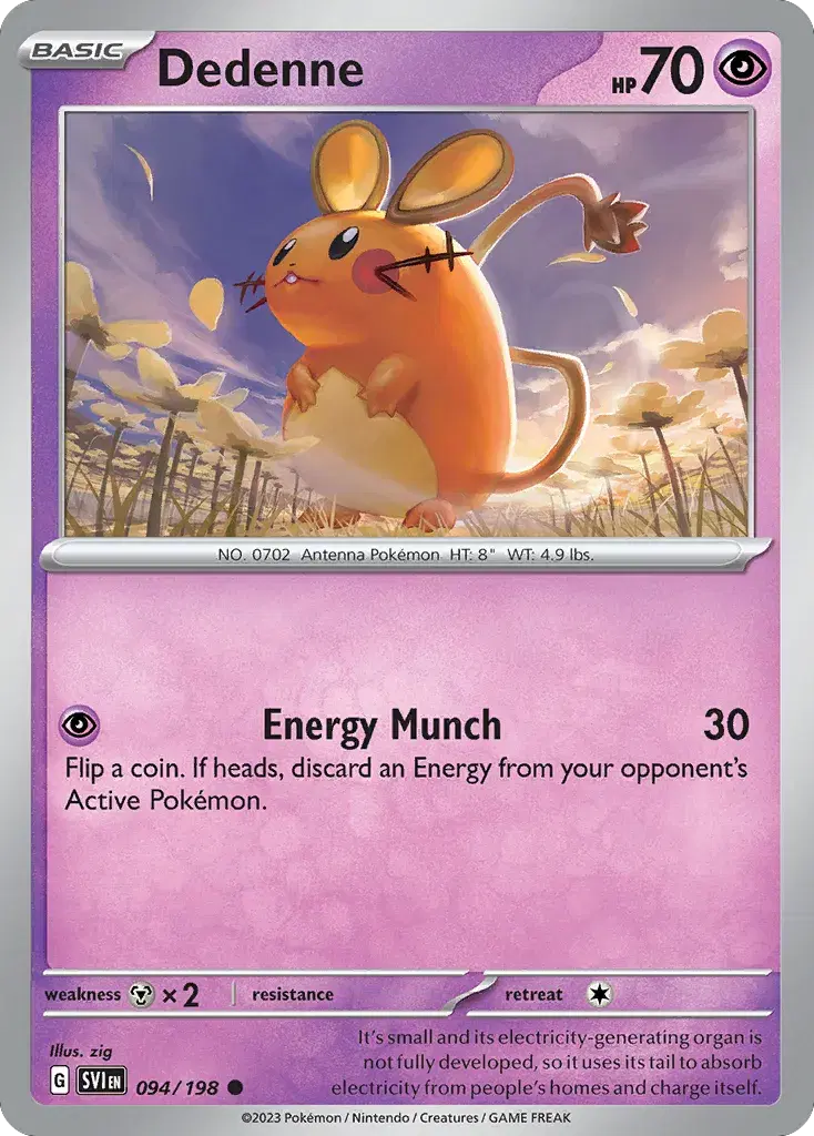 Dedenne Scarlet & Violet 94
