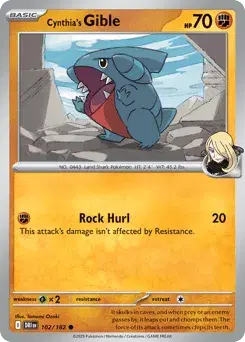 Cynthia's Gible Destined Rivals