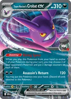 Team Rocket's Crobat ex Destined Rivals