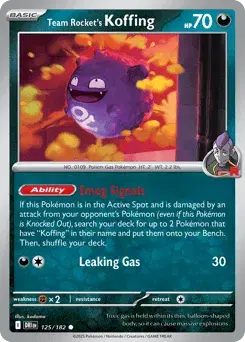 Team Rocket's Koffing Destined Rivals