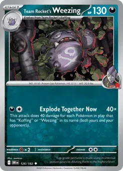 Team Rocket's Weezing Destined Rivals