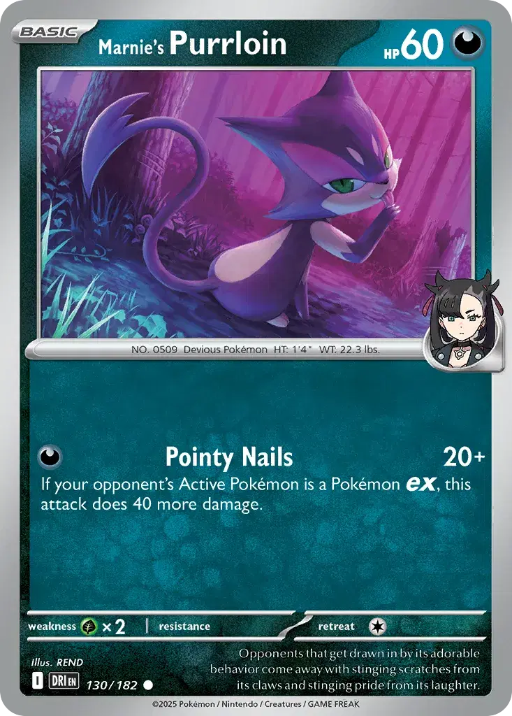 Marnie's Purrloin Destined Rivals 130