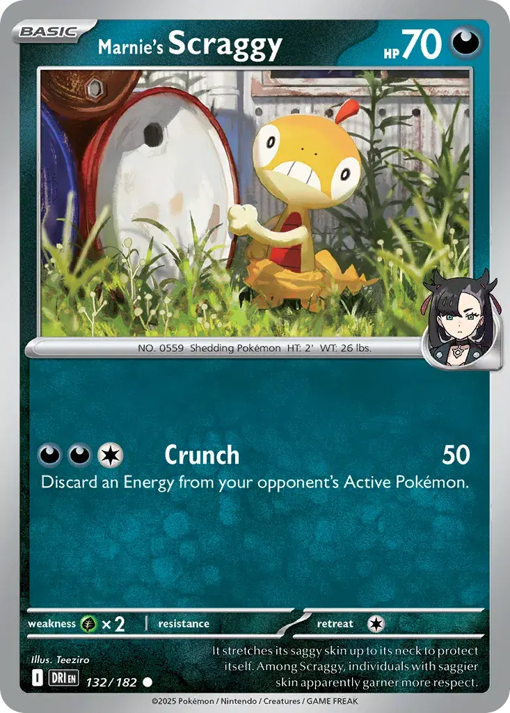 Marnie's Scraggy Destined Rivals 132