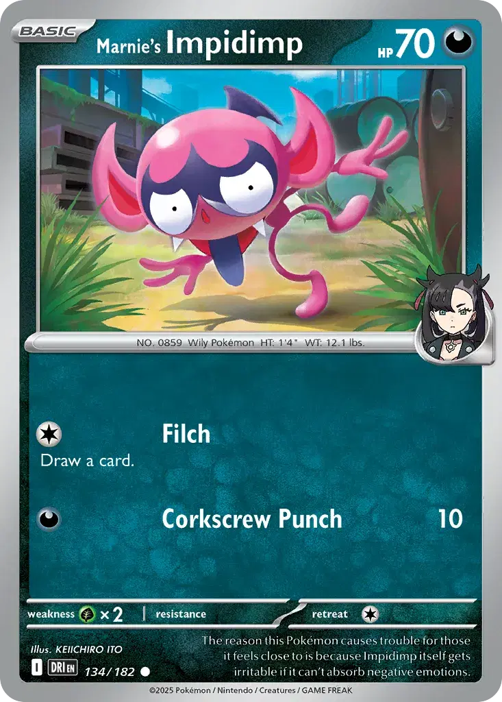 Marnie's Impidimp Destined Rivals 134