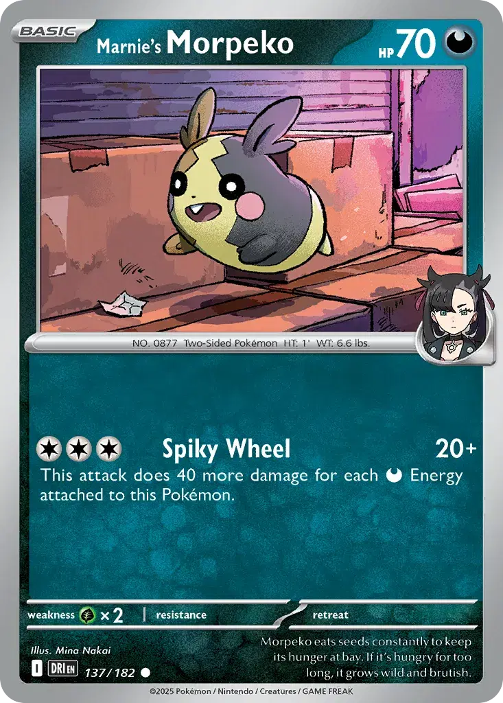Marnie's Morpeko Destined Rivals 137