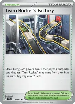 Team Rocket's Factory Destined Rivals