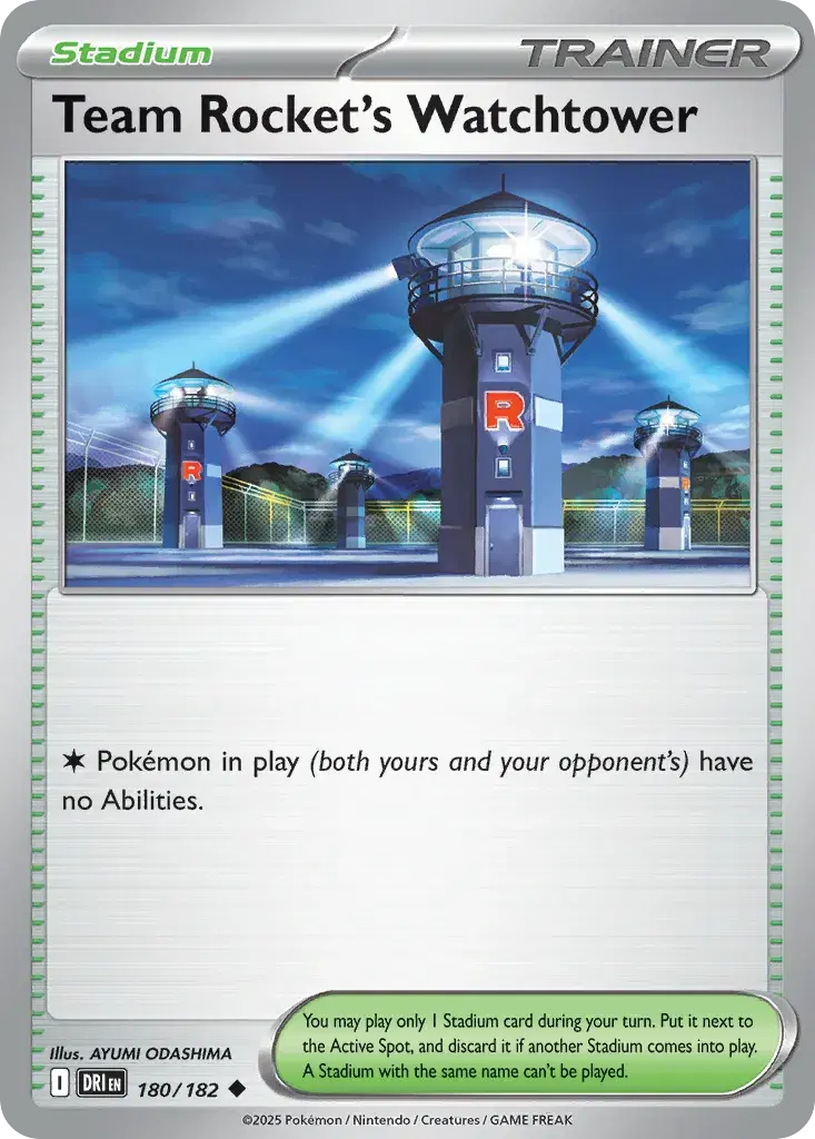 Team Rocket's Watchtower Destined Rivals 180