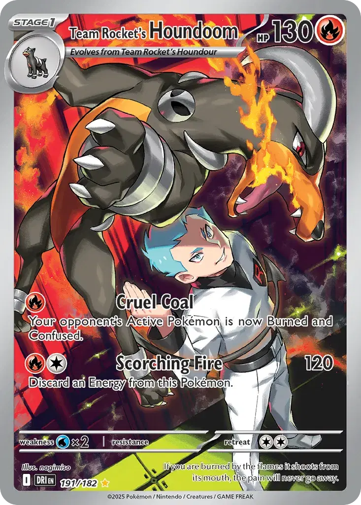 Team Rocket's Houndoom Destined Rivals 191