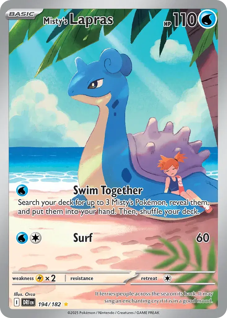Misty's Lapras Destined Rivals 194