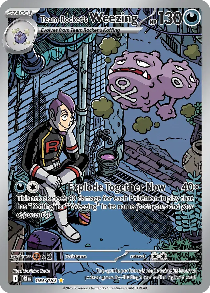 Team Rocket's Weezing Destined Rivals 199