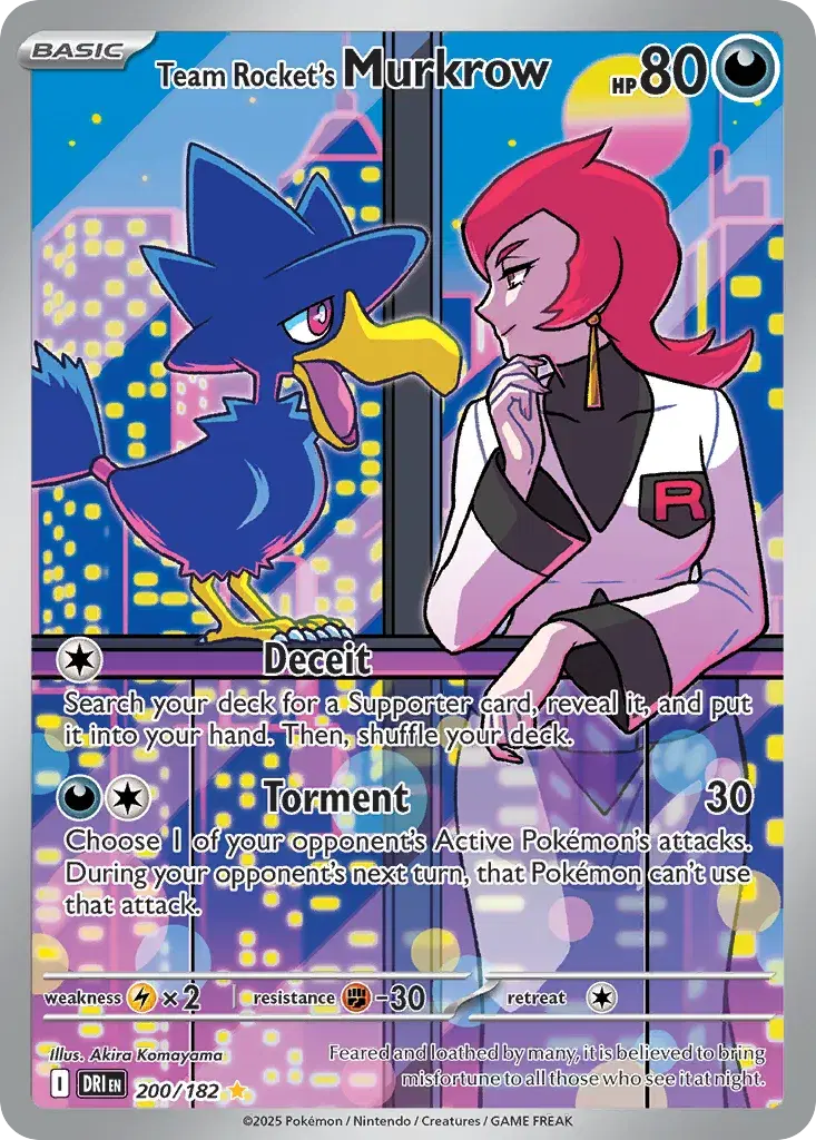 Team Rocket's Murkrow Destined Rivals 200