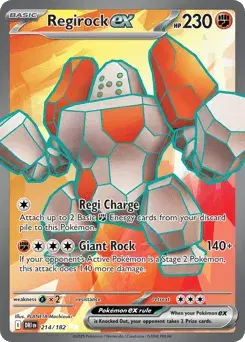 Regirock ex Destined Rivals
