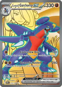 Cynthia's Garchomp ex Destined Rivals