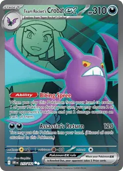 Team Rocket's Crobat ex Destined Rivals