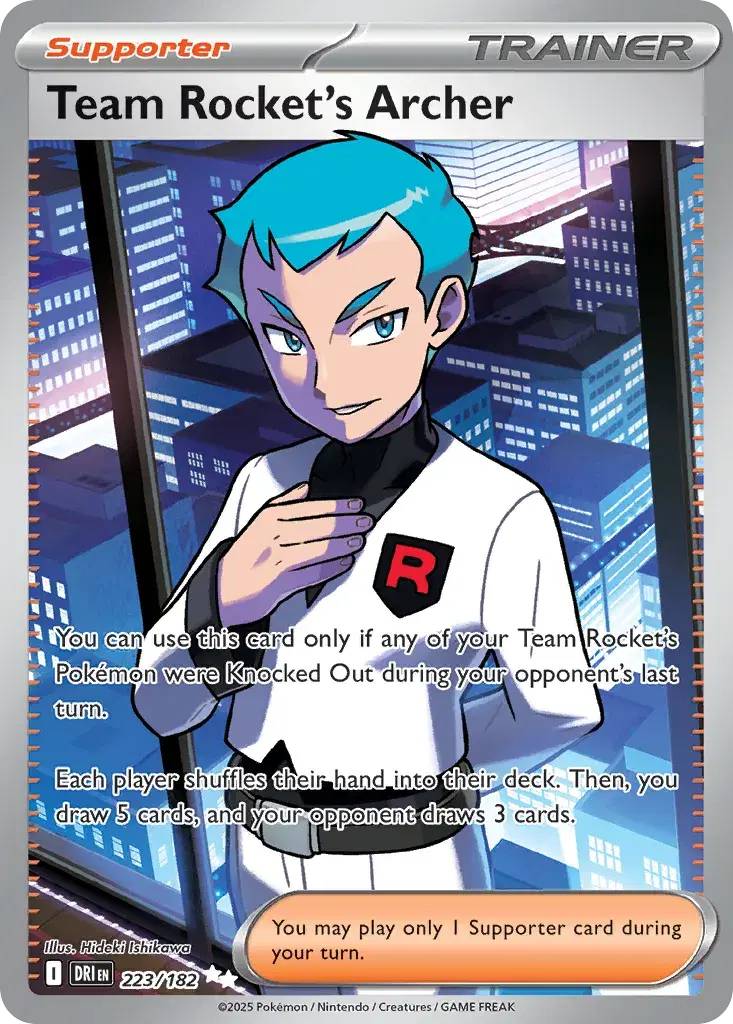 Team Rocket's Archer Destined Rivals 223