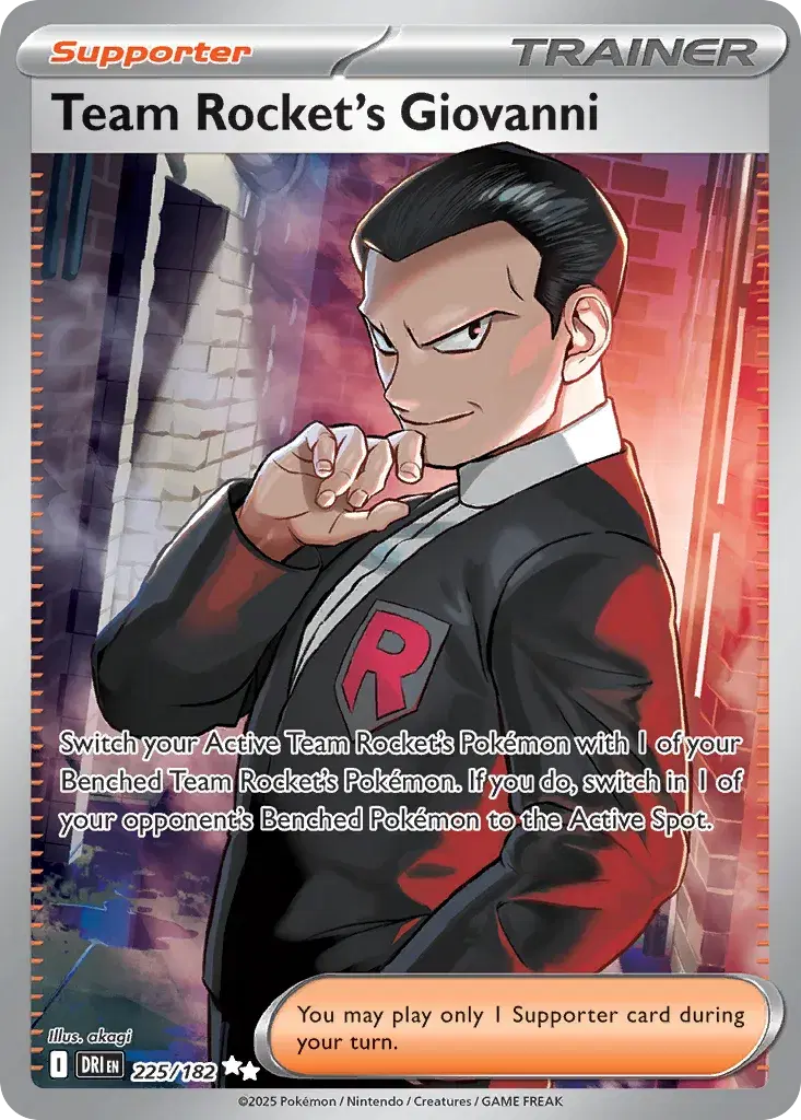 Team Rocket's Giovanni Destined Rivals 225