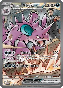 Team Rocket's Nidoking ex Destined Rivals