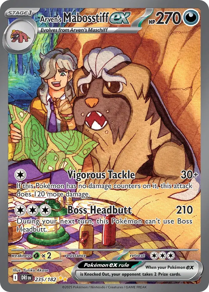 Arven's Mabosstiff ex Destined Rivals 235