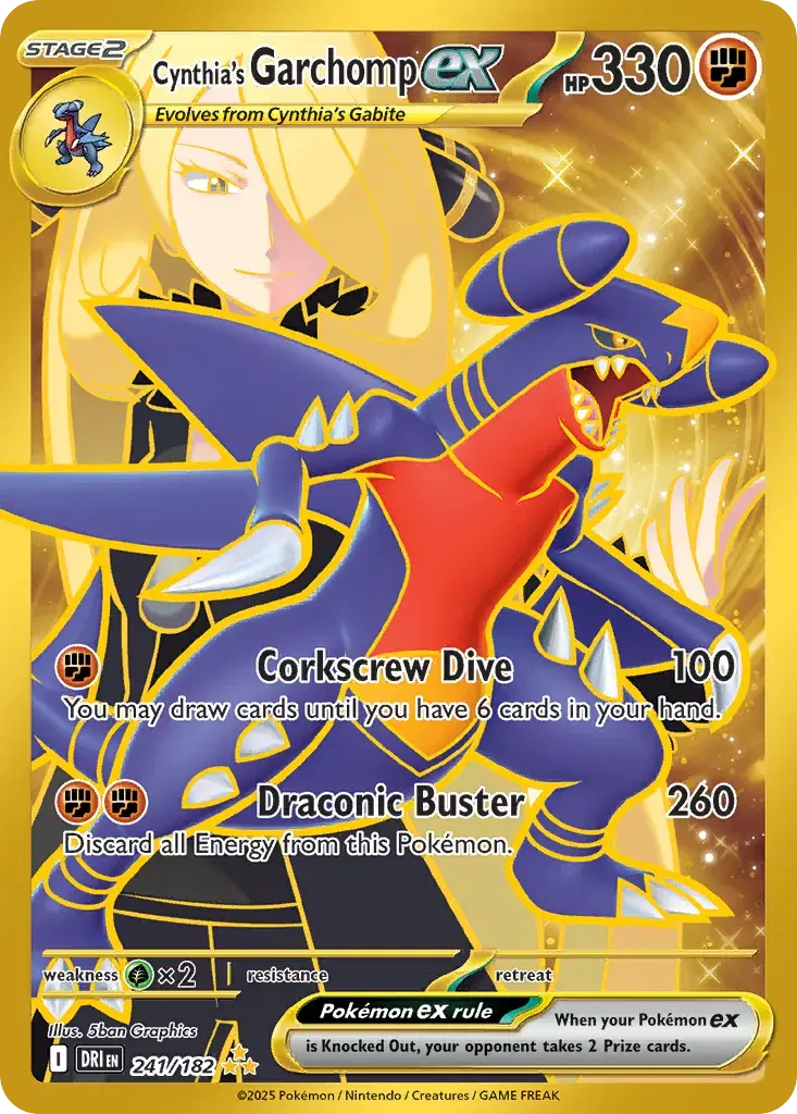 Cynthia's Garchomp ex Destined Rivals 241