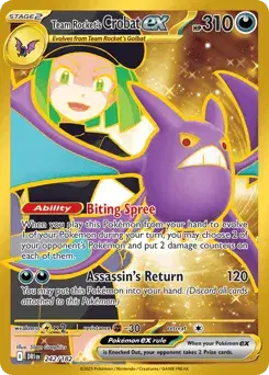 Team Rocket's Crobat ex Destined Rivals