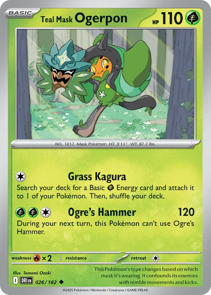 Teal Mask Ogerpon Destined Rivals 26