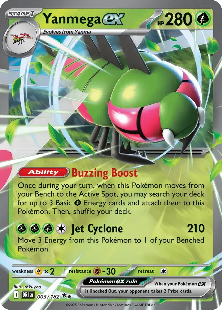 Yanmega ex Destined Rivals 3