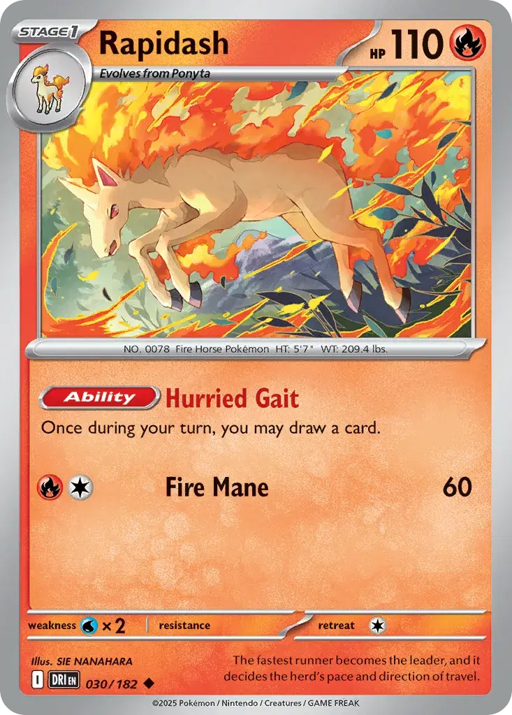Rapidash Destined Rivals 30