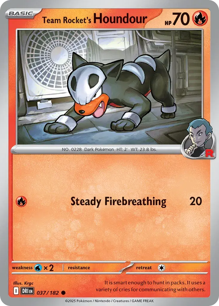 Team Rocket's Houndour Destined Rivals 37