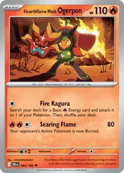 Hearthflame Mask Ogerpon Destined Rivals