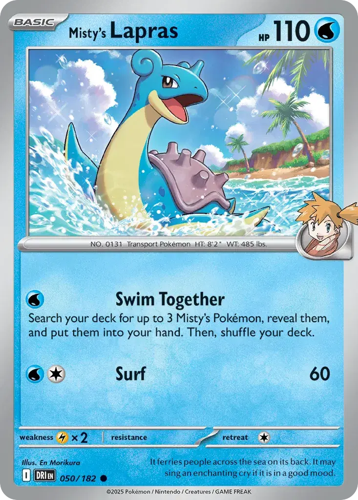 Misty's Lapras Destined Rivals 50